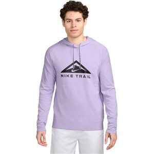 Nike Purple Sweatshirt Hoodie with Graphic Design